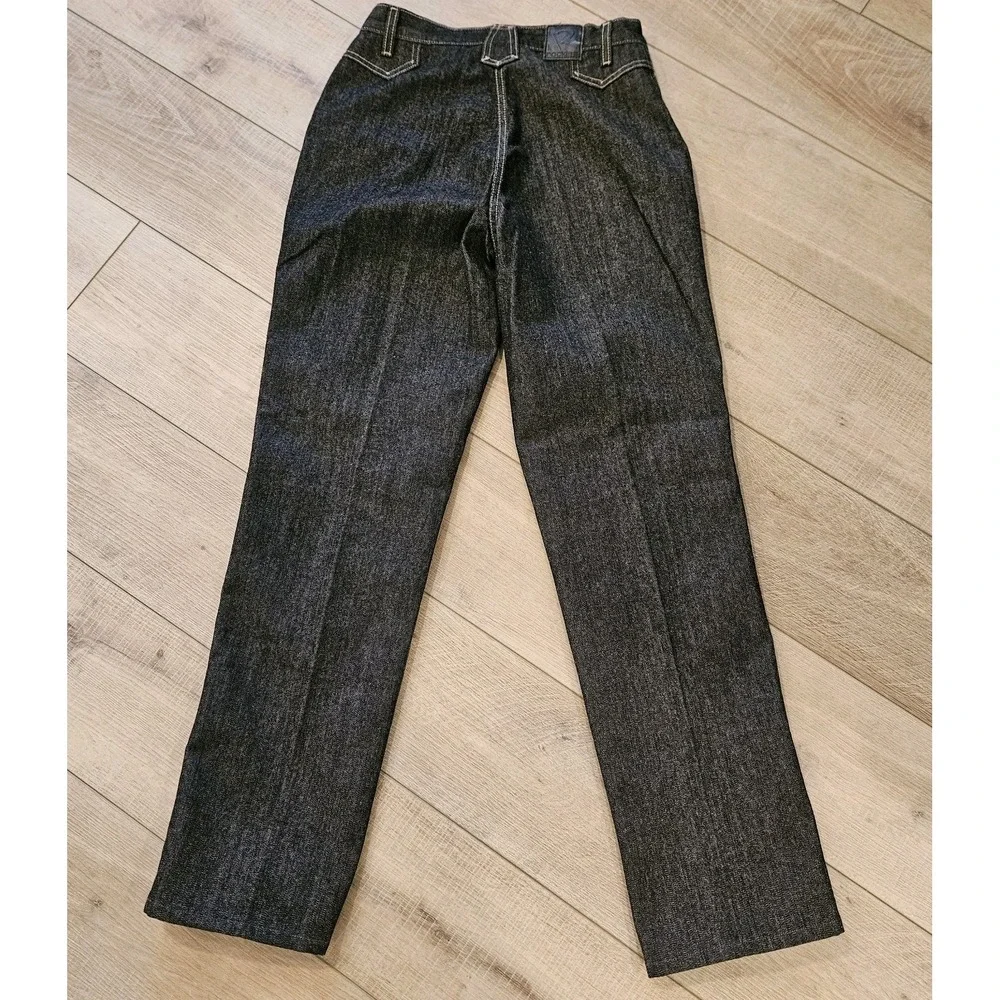 Vintage Rockies Jeans Women's Western‎ High Rise Cowgirl Size 29/9 Black - Picture 3 of 10